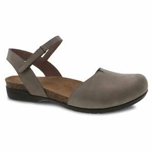 NEW DANSKO women's rowan closed toe sandals in taupe milled nubuck